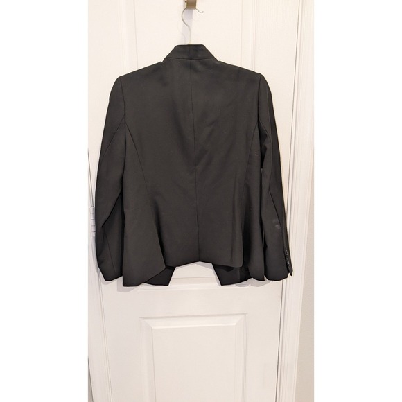 Ann Taylor Petite Cutaway Blazer Size 10P Black - Picture 4 of 6